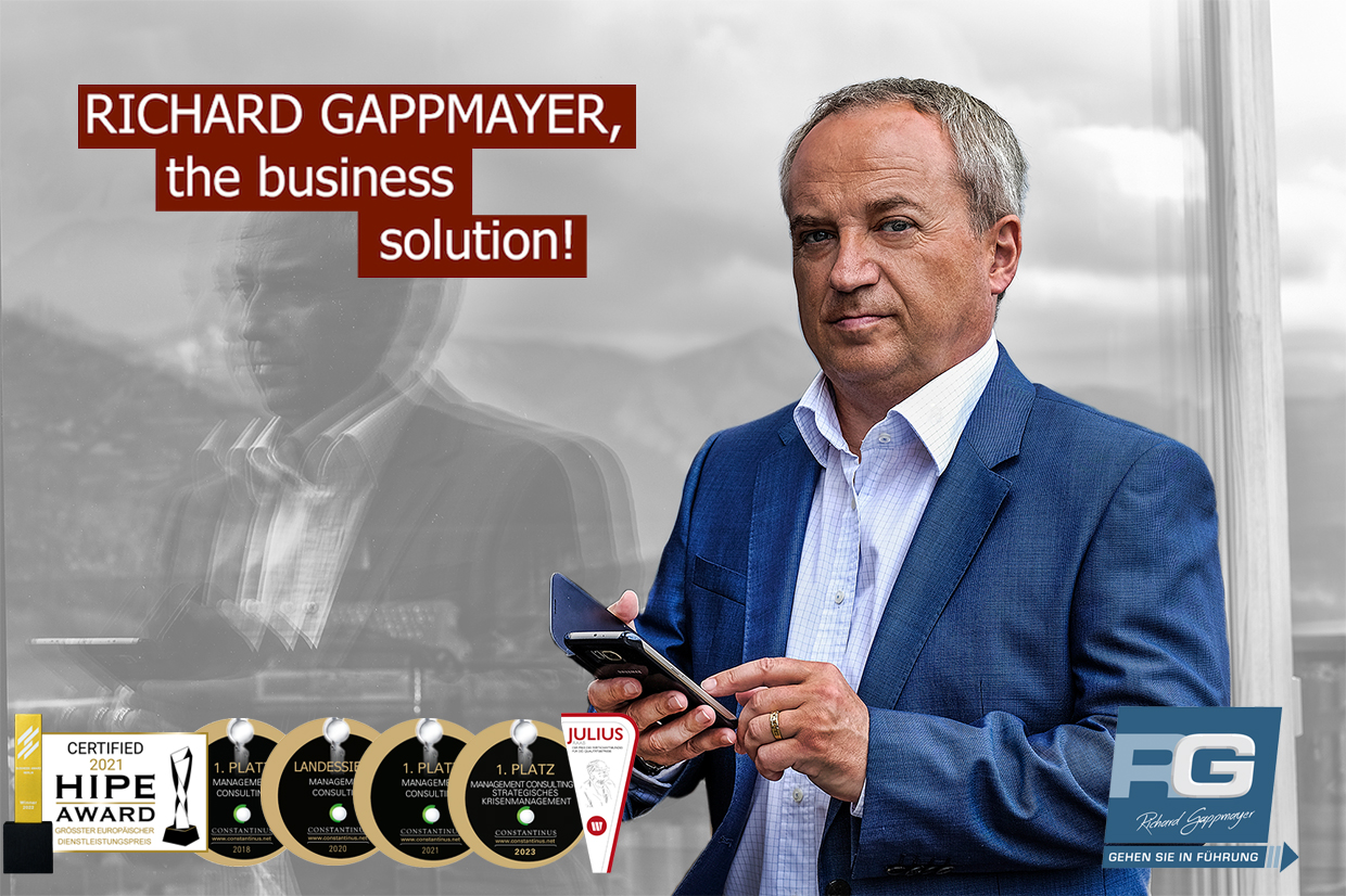 Richard Gappmayer Businesscoach, Expert, business solution, Unternehmensberatung, Lifecoach, Erfolg, Zielereichung, Maximierung